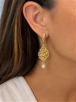 Pendientes Maria e Luisa Jewels Mujer Perle  in Plata Perla OA0091 - OA0091